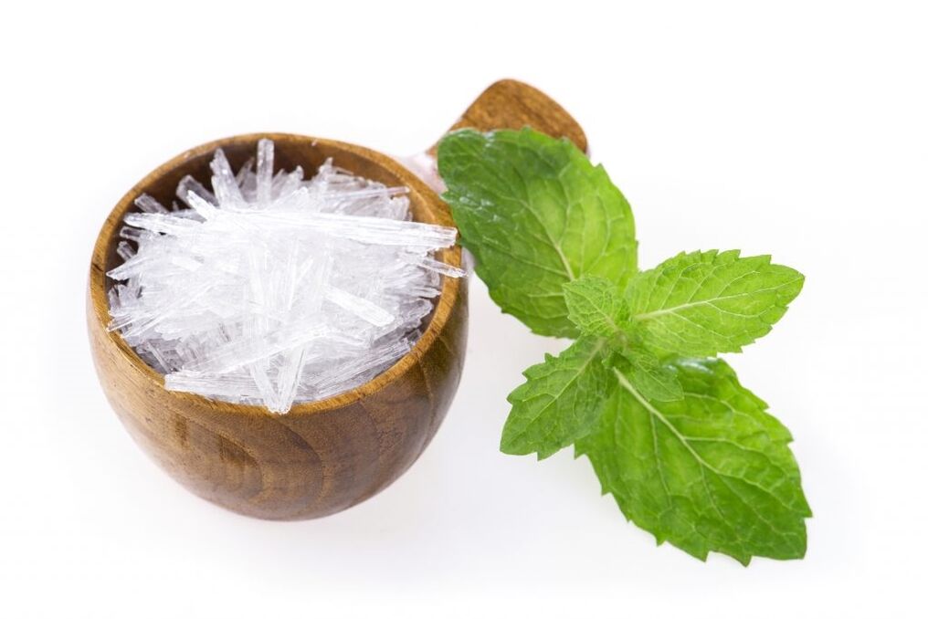 menthol dans Levicose pour les varices des jambes